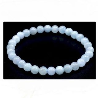Pulsera 6mm Aguamarina